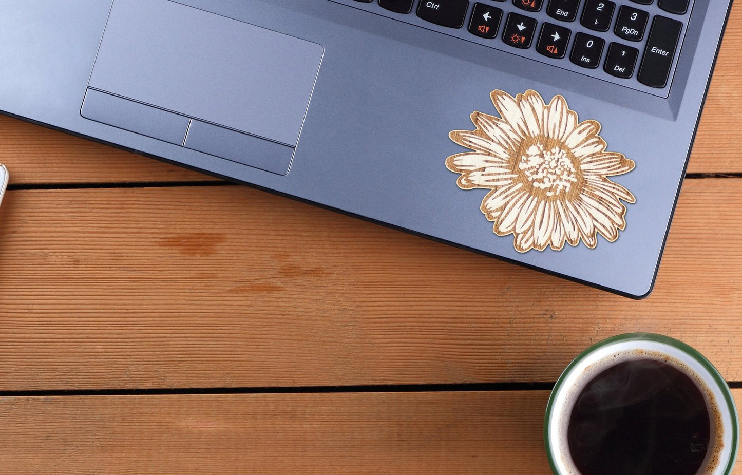Daisy Wooden Sticker | 15