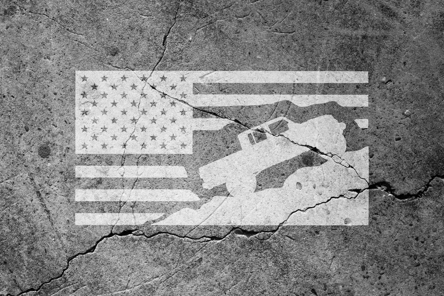 American Flag Vinyl Decal for Gladiator JT | 213