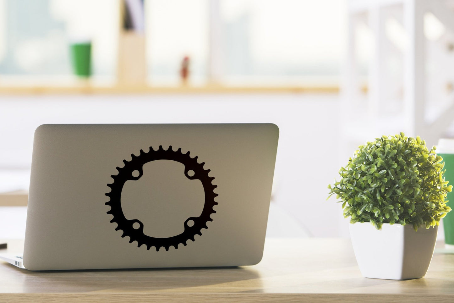 Mountain Bike Chainring Vinyl Decal | 272