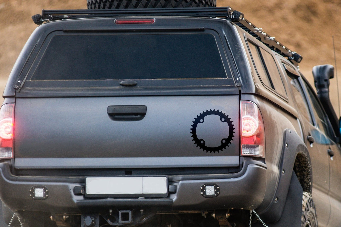 Mountain Bike Chainring Vinyl Decal | 272