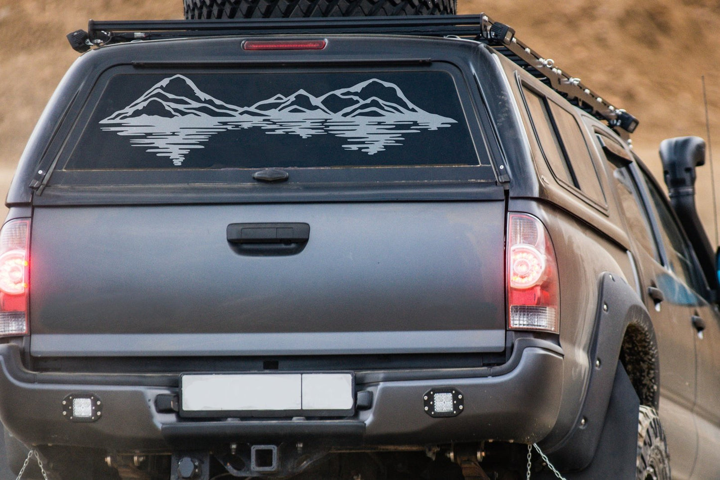 Mountain Range Reflection Vinyl Decal | 274