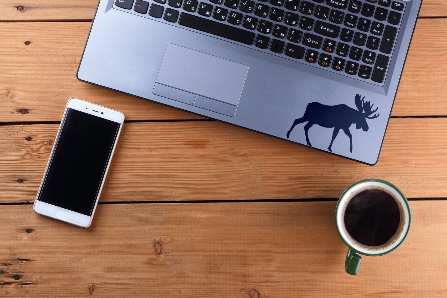 Moose Silhouette Vinyl Decal | 292