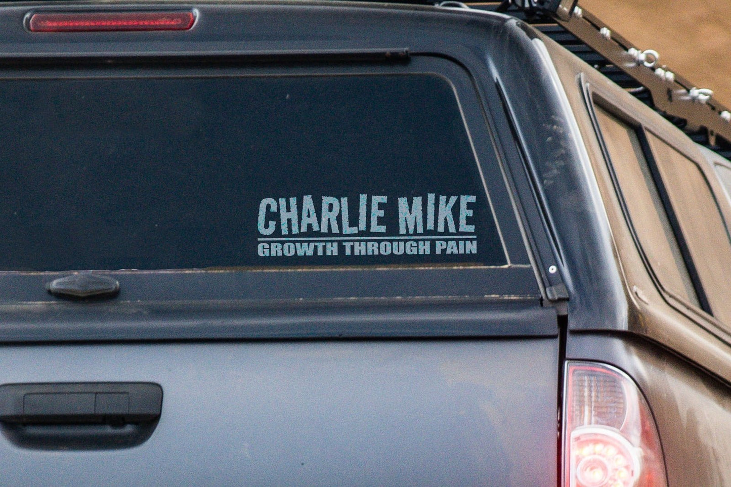 Charlie Mike, Growth Through Pain Vinyl Decal | 312