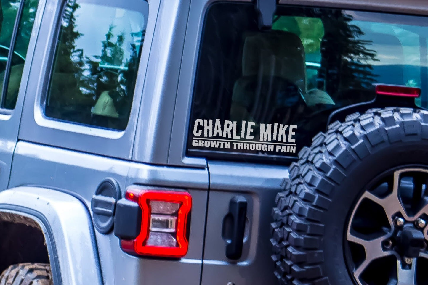 Charlie Mike, Growth Through Pain Vinyl Decal | 312