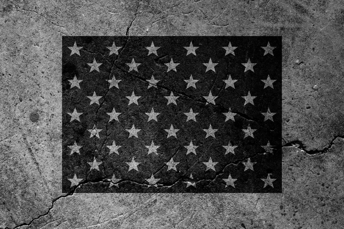 American Flag Star Union Stencil | 317