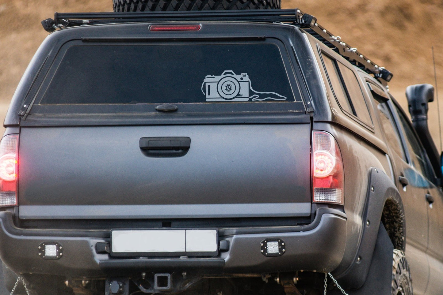 Camera With Strap Vinyl Decal | 98