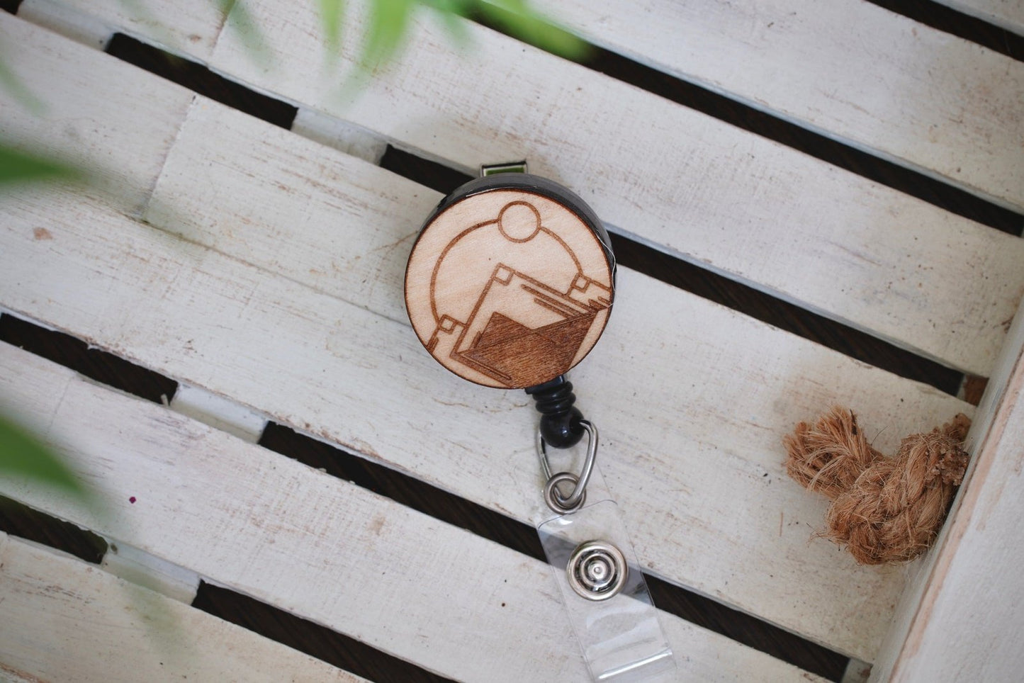 Geometric Sun and Moon Mountains Badge Reel | 30