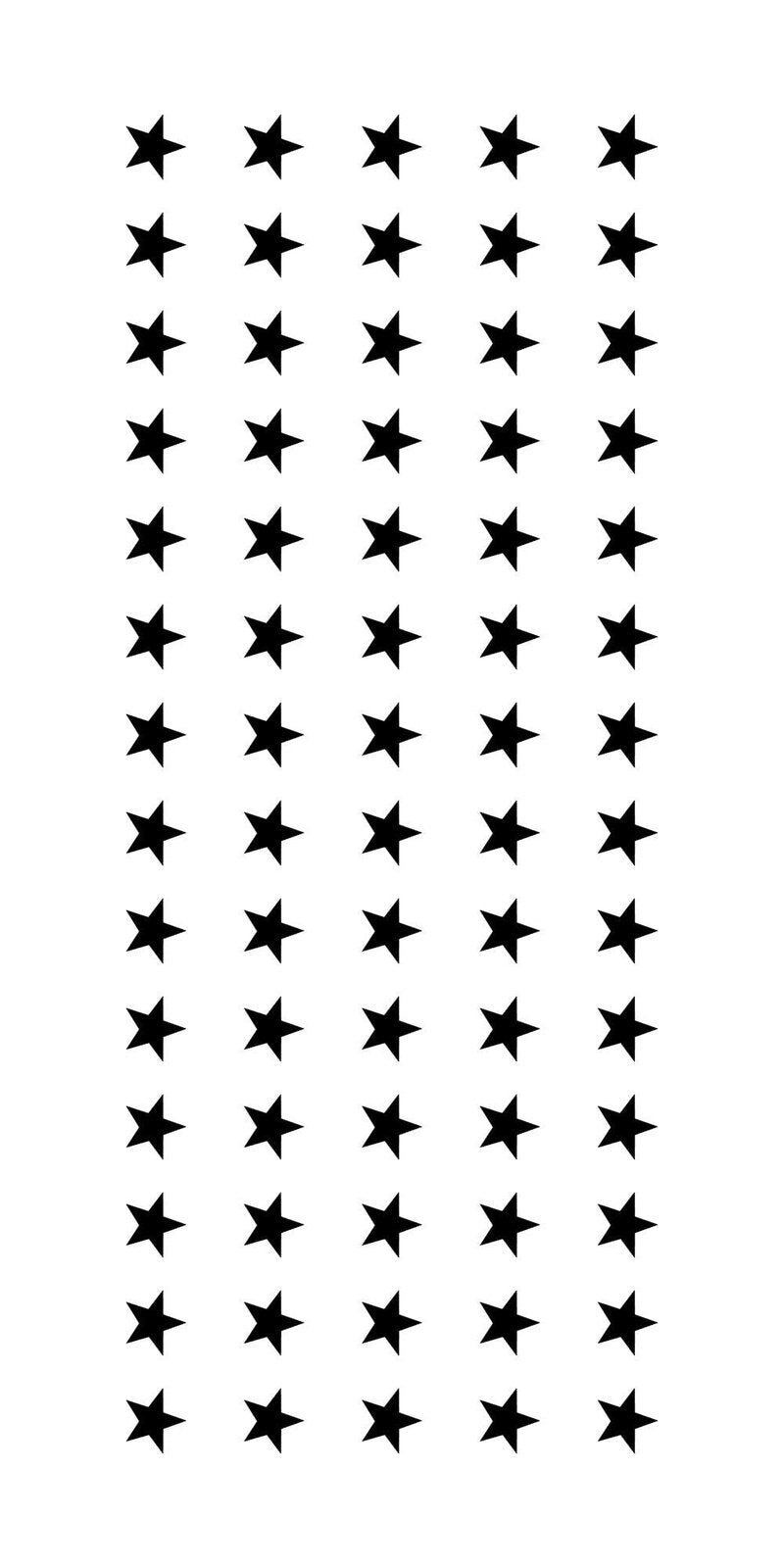 JA | Star Rows x5 at 20 1/2" Long