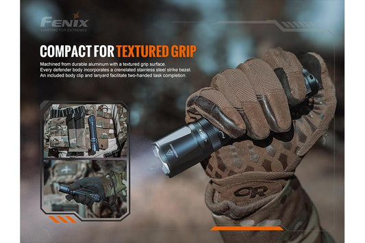 Fenix TK20R V2.0 Rechargeable Flashlight with FREE T5 Tactical Pen optional