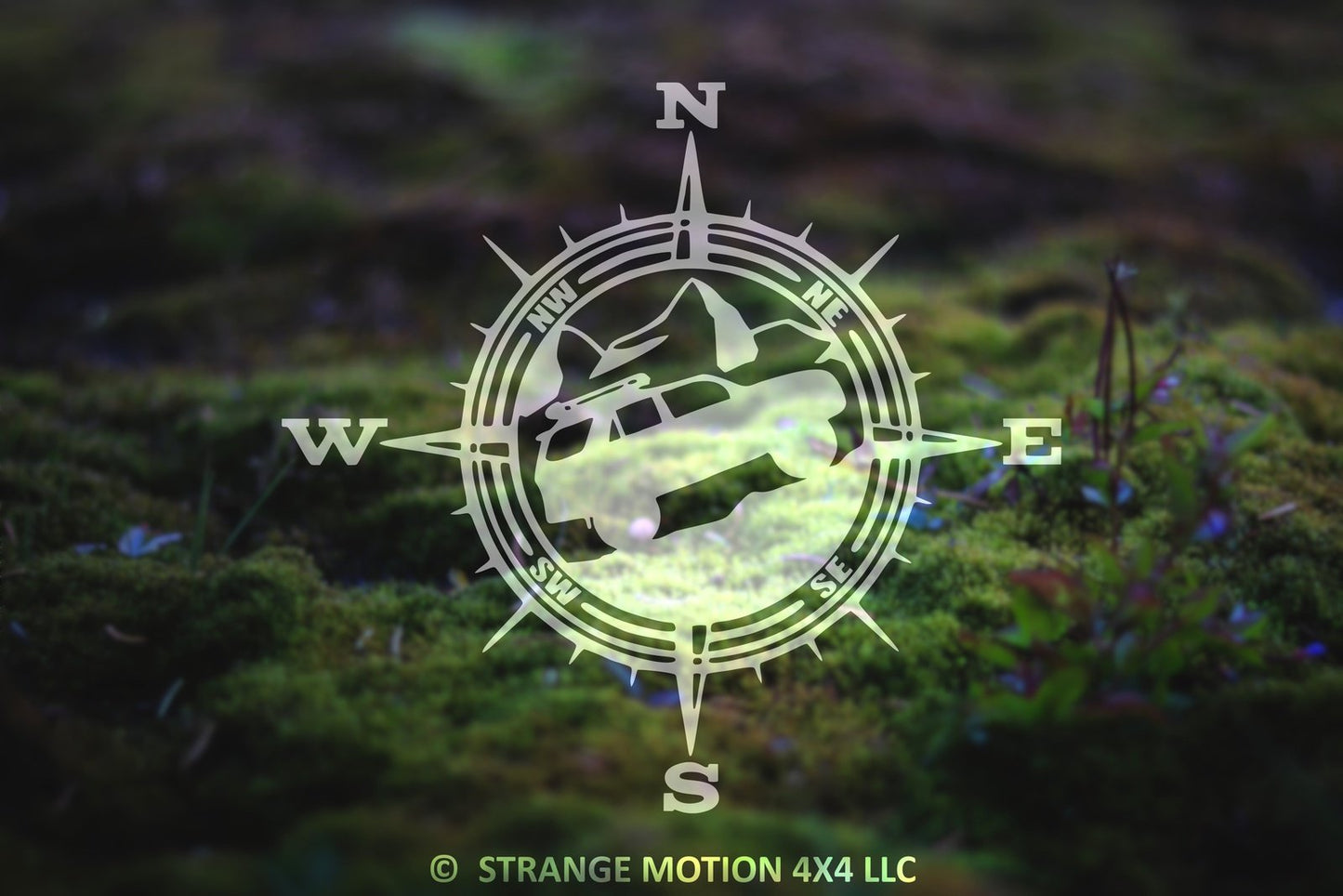 Compass Vinyl Decal for 5th Gen 4Runner | 22