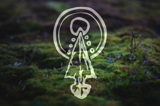 Arrowhead and Moon Vinyl Decal | 48