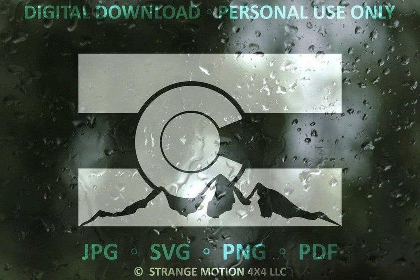 Colorado Mountain Flag File Pack - Personal Use