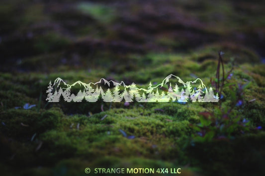 Mountain Banner Vinyl Decal | 3