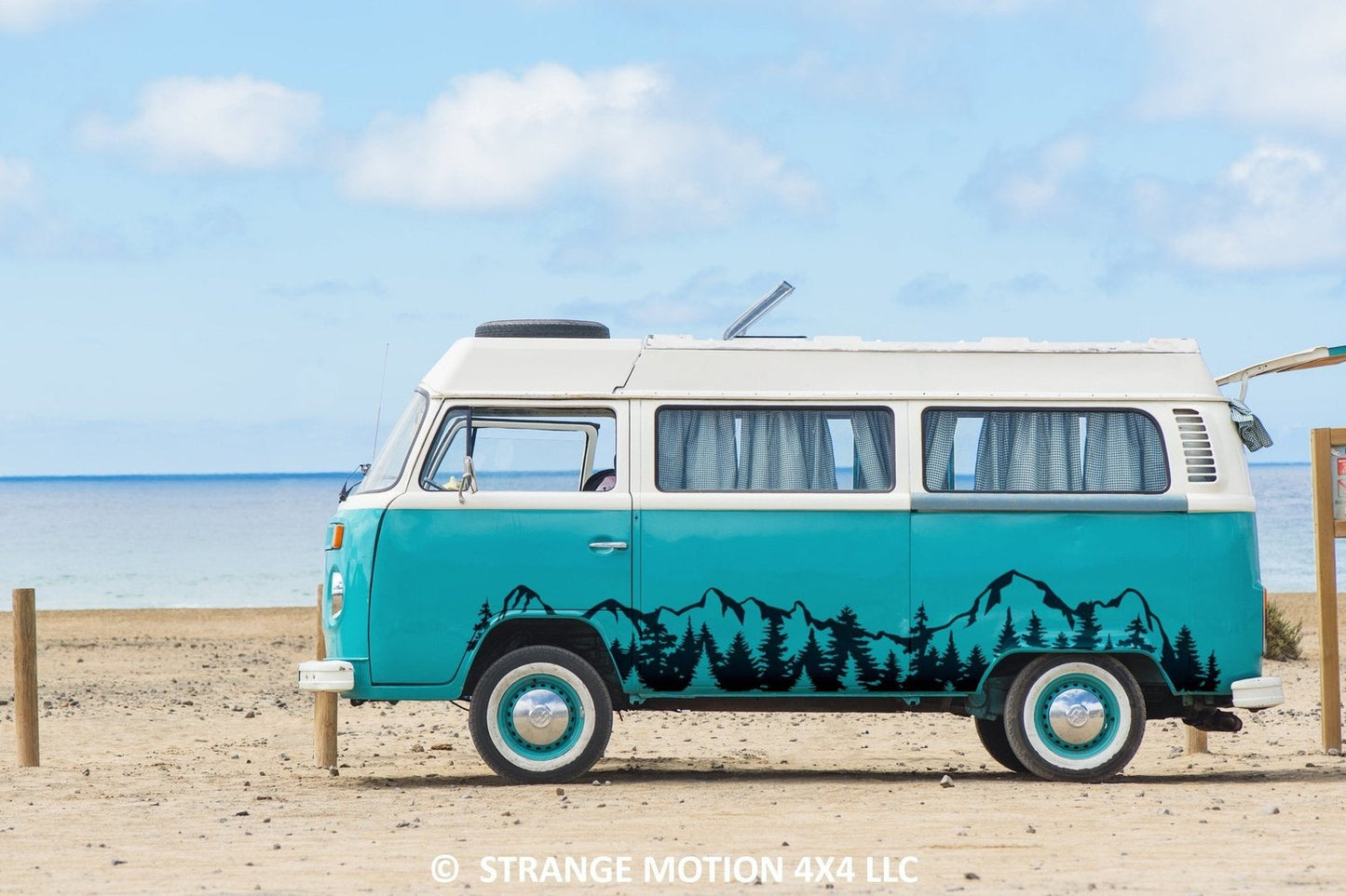 Mountain Banner Vinyl Decal | 3