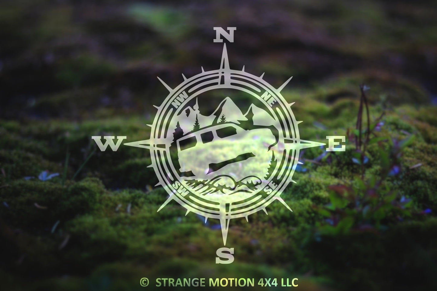 PNW Compass for Element Vinyl Decal | 58
