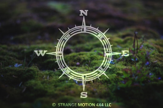 Compass Vinyl Decal | 64