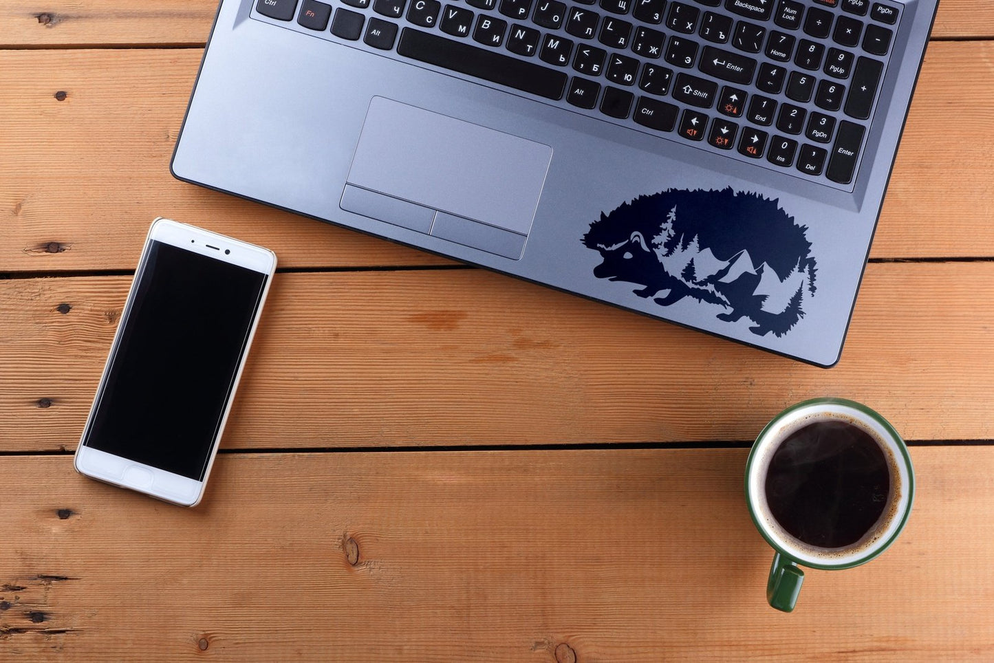 Mountain Hedgehog Vinyl Decal | 265