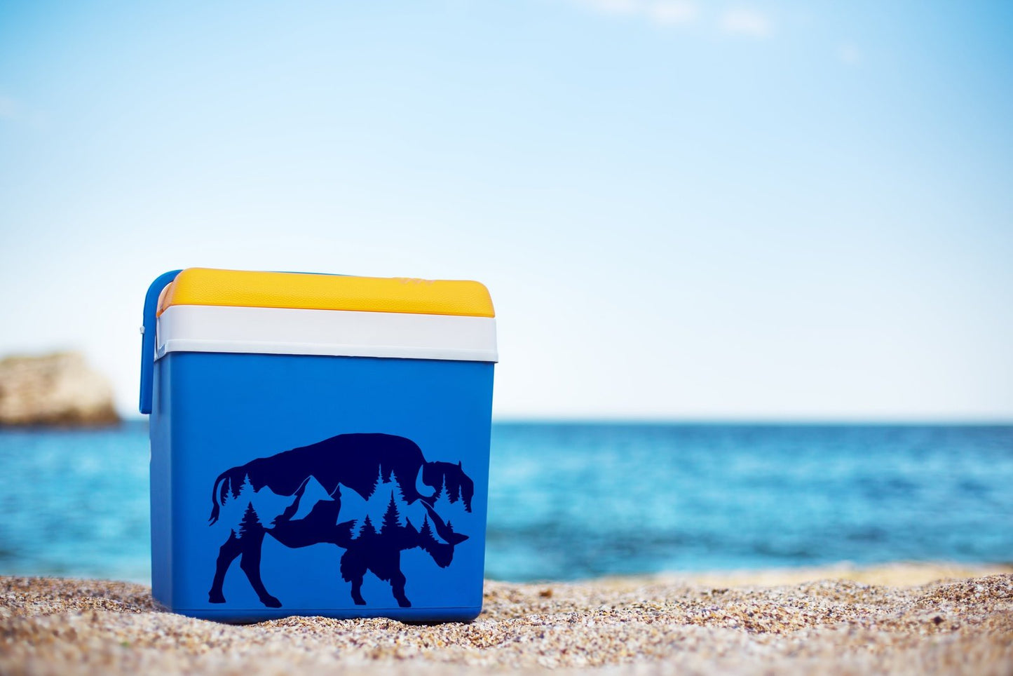 Mountain Buffalo Vinyl Decal | 138