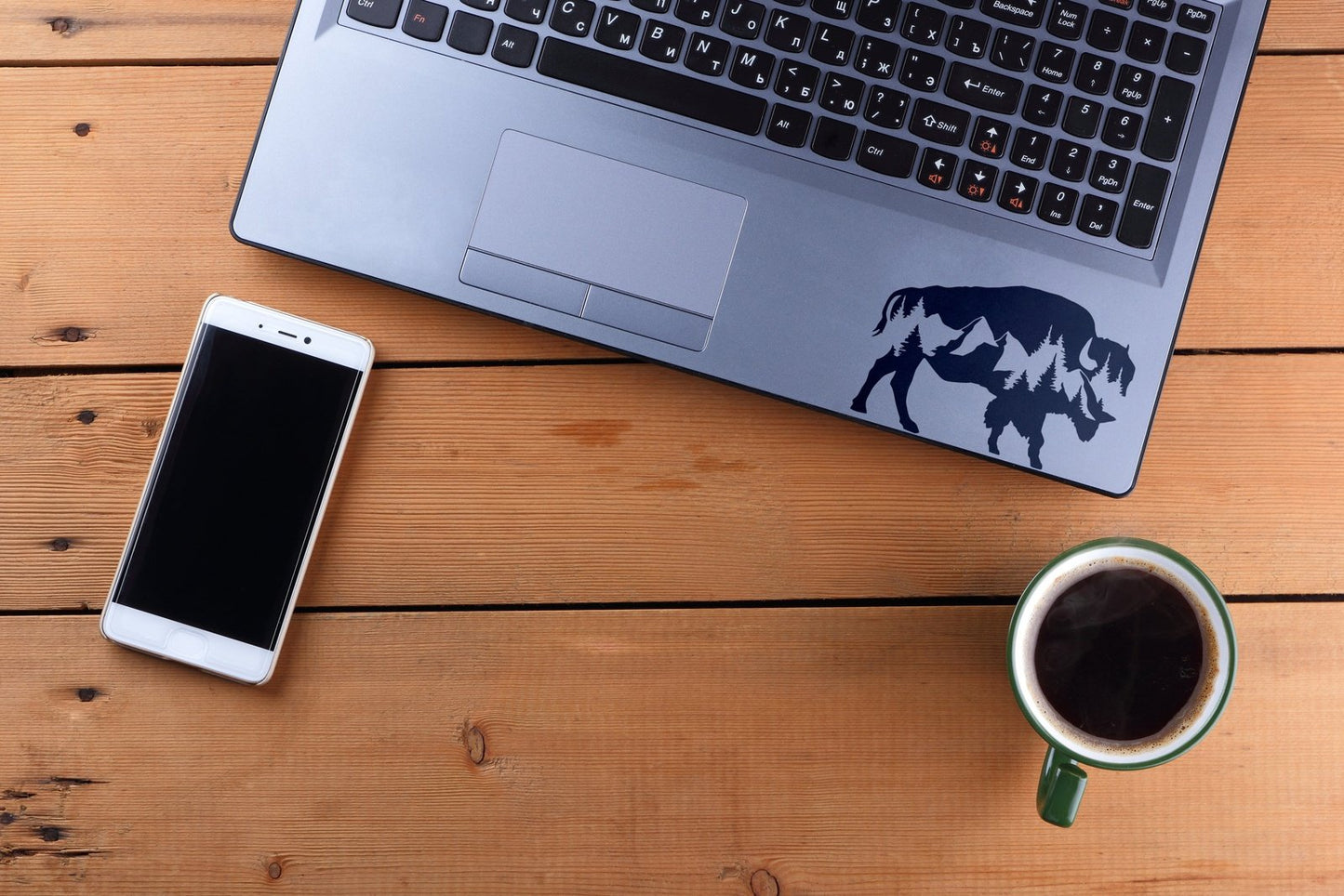 Mountain Buffalo Vinyl Decal | 138