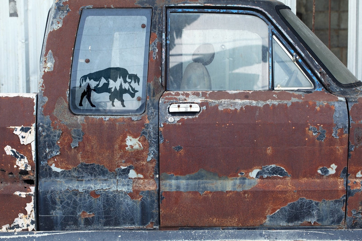 Mountain Buffalo Vinyl Decal | 138