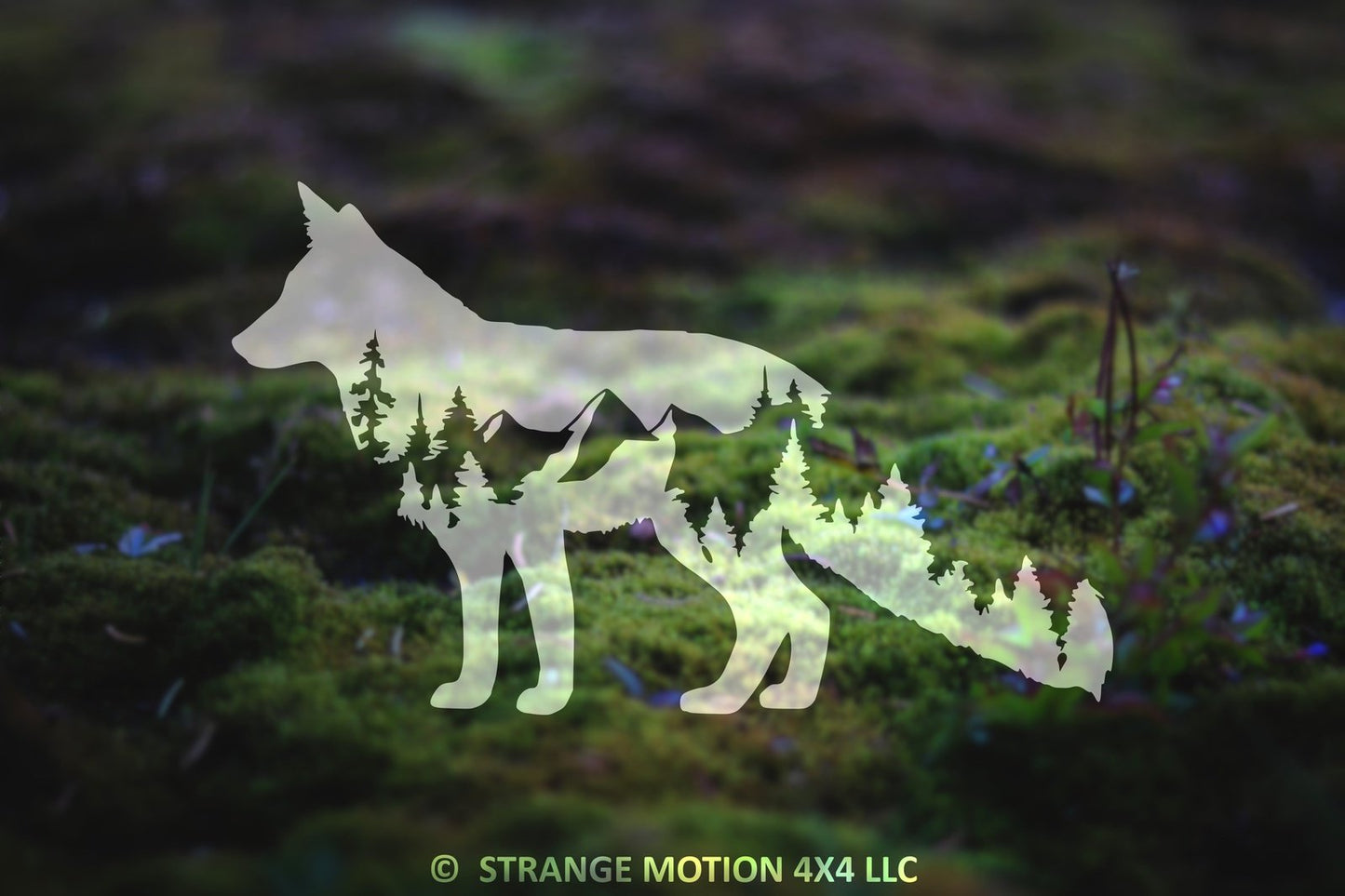 Mountain Fox Vinyl Decal | 69