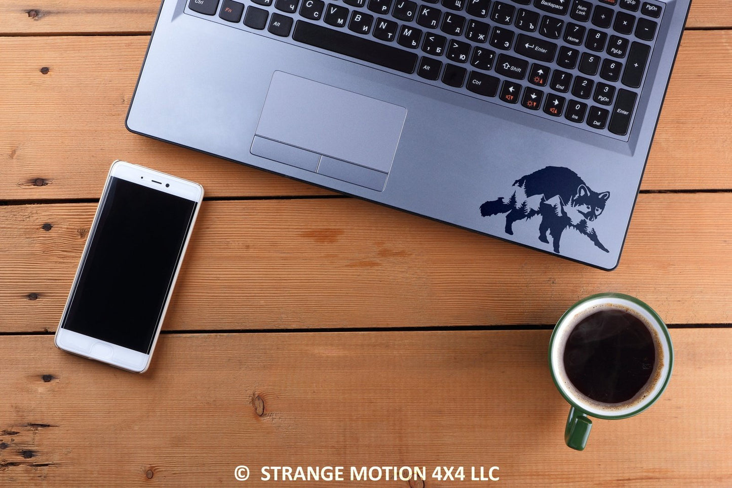 Mountain Raccoon Vinyl Decal | 145