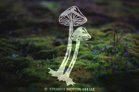 Two Mushrooms Vinyl Decal | 122