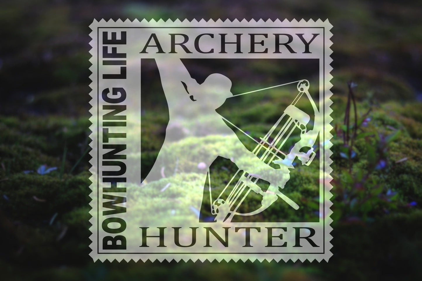 Bowhunting Life Square Vinyl Decal - RE