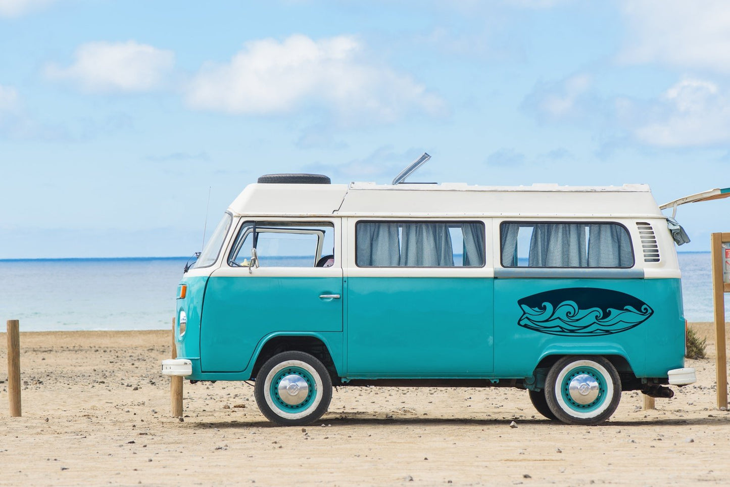 Shortboard Surfboard Vinyl Decal | 263