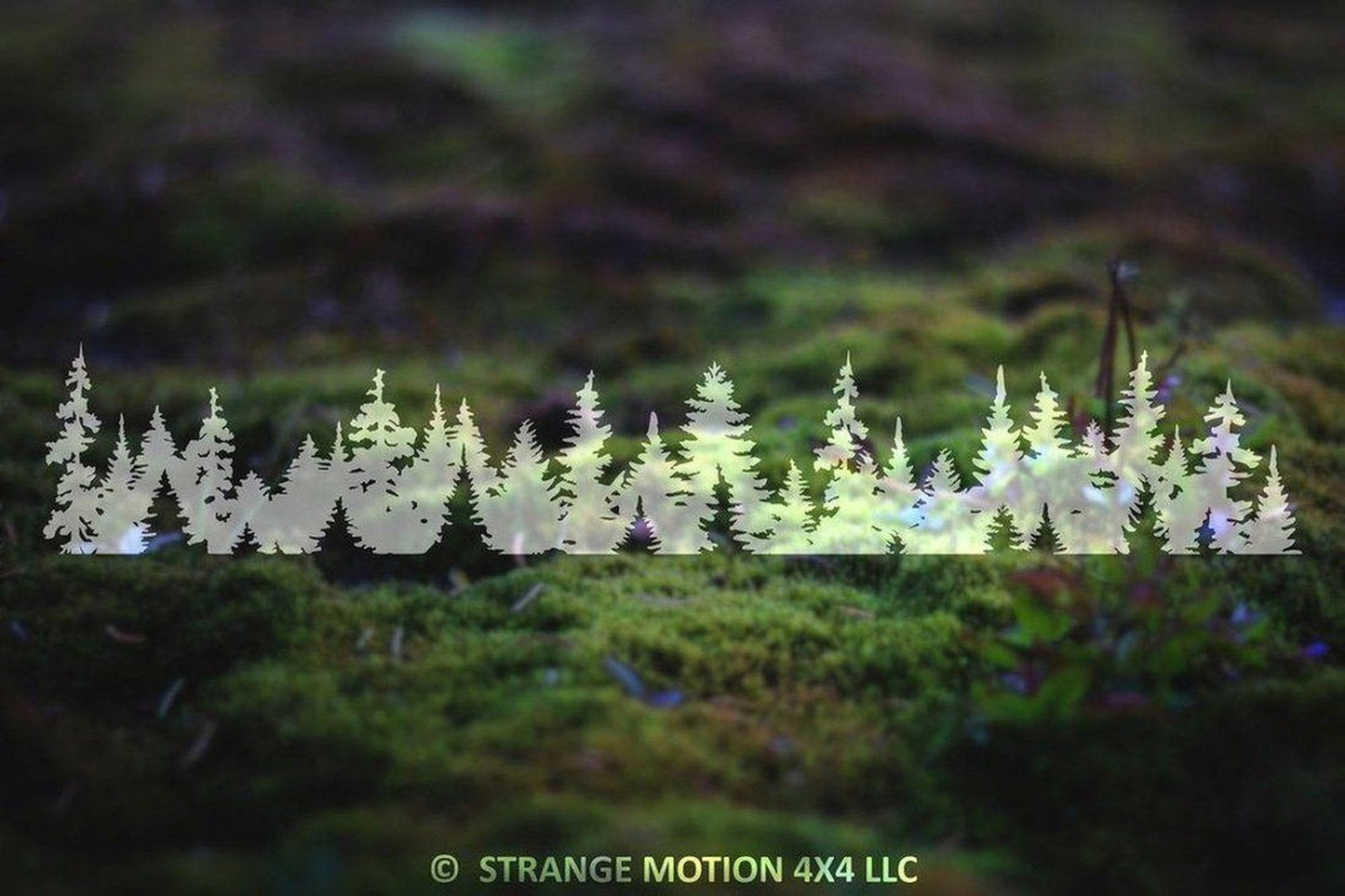 Forest Banner Vinyl Decal | 107