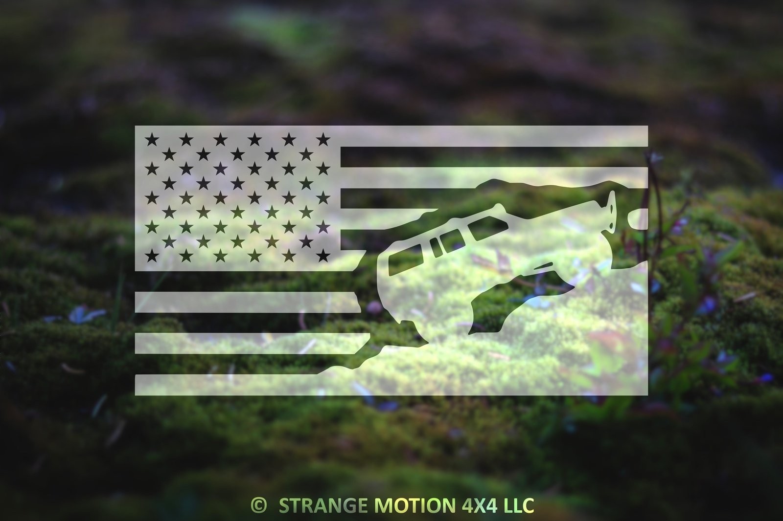 Pair of American Flag Vinyl Decals for Cherokee XJ | 39P