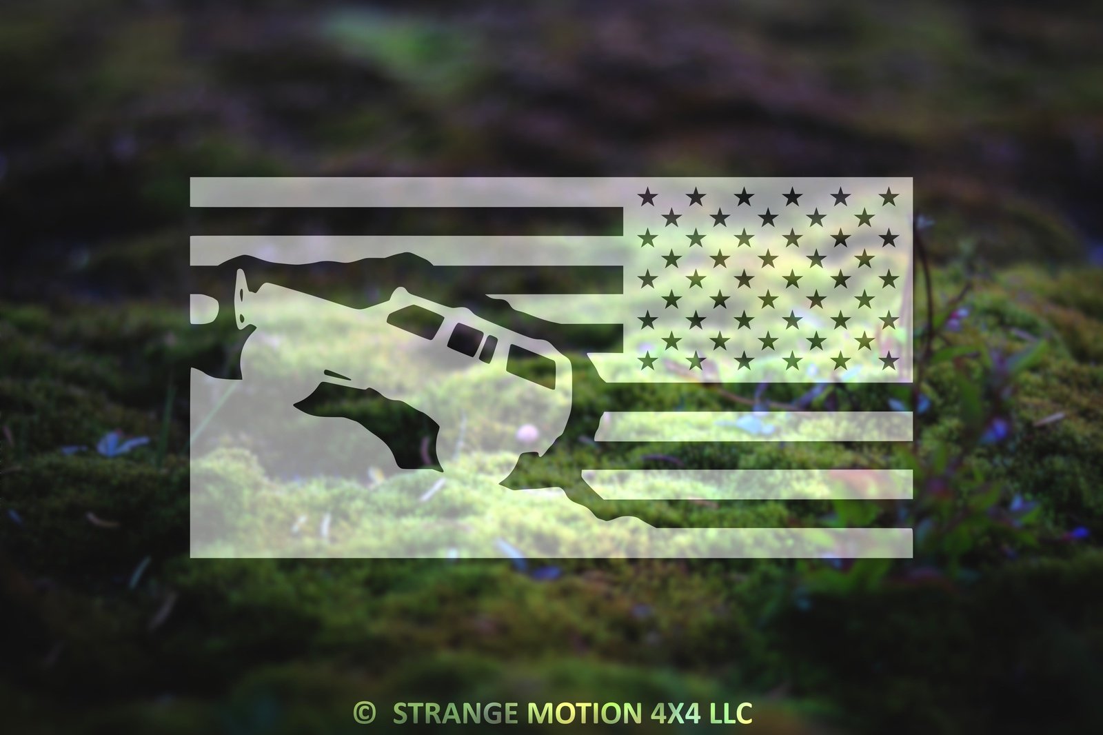 Pair of American Flag Vinyl Decals for Cherokee XJ | 39P