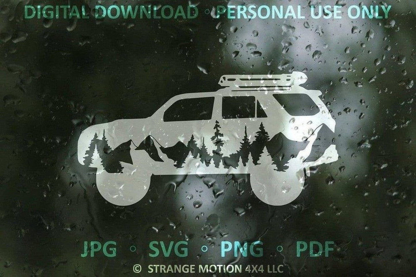 1st-5th Gen Mountain File Packs for 4Runner - Personal Use