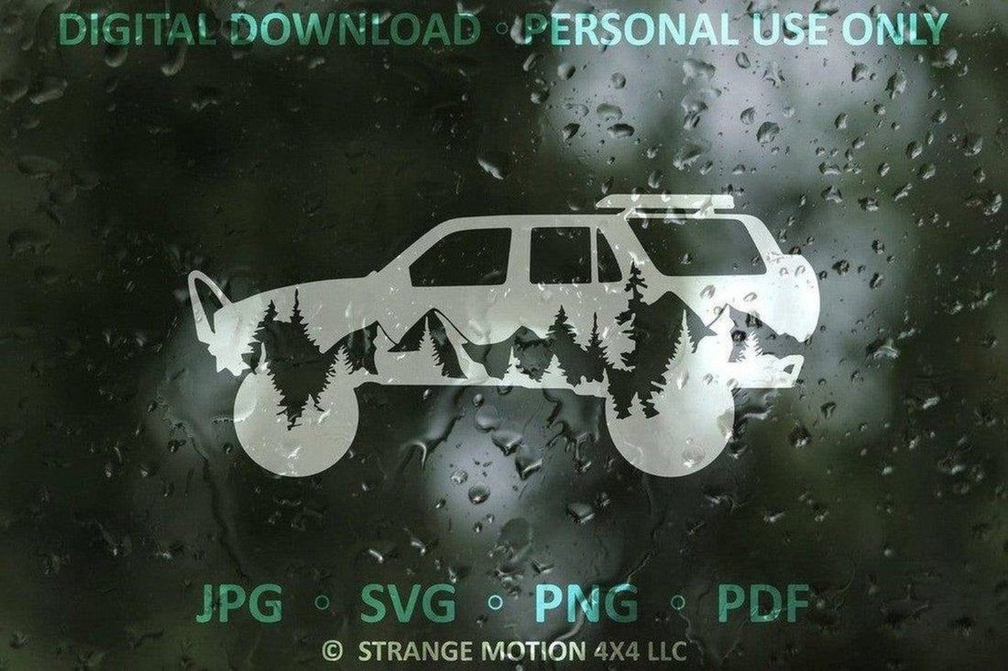 1st-5th Gen Mountain File Packs for 4Runner - Personal Use