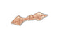 Mountains and Water Wooden Sticker | 12