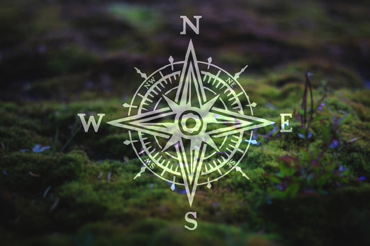 Compass Rose Vinyl Decal | 276