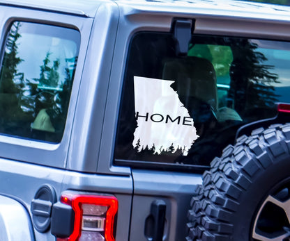 Georgia Home Vinyl Decal | 302