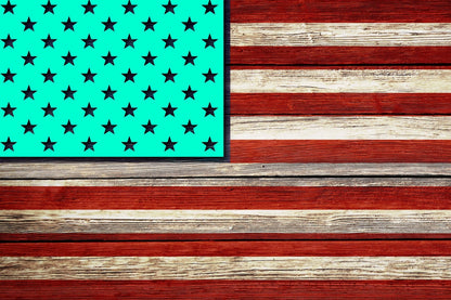 American Flag Star Union Stencil | 317
