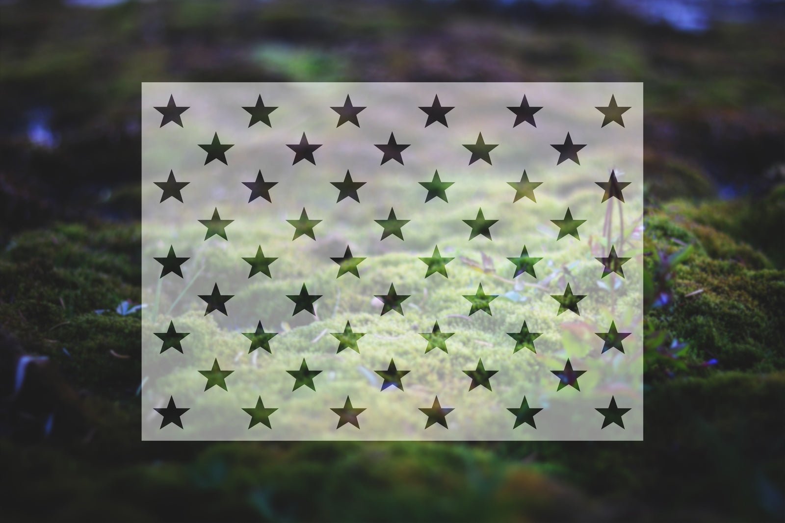 American Flag Star Union Stencil | 317