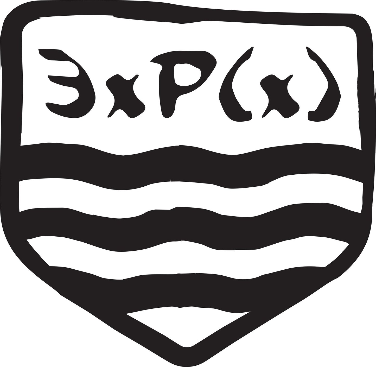 3xP x Logo Wooden Sticker | 4"x4" x50 | 11"x9" x10 | White Maple