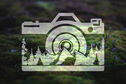 Mountain Camera Vinyl Decal | 99