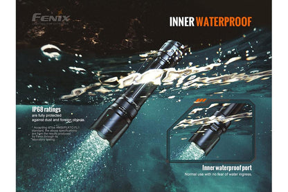 Fenix TK20R V2.0 Rechargeable Flashlight with FREE T5 Tactical Pen optional