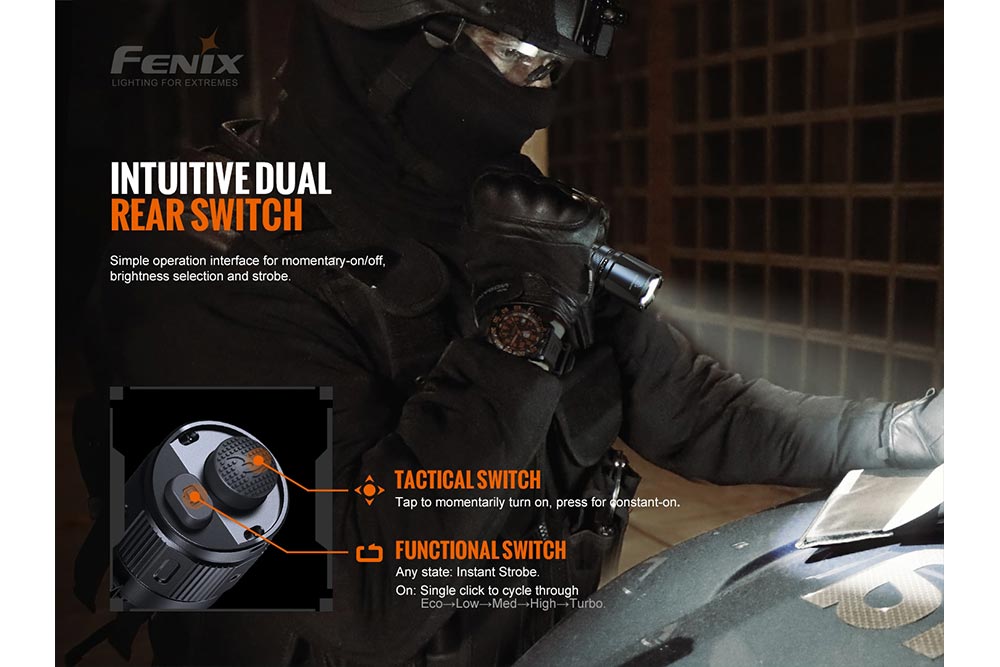 Fenix TK20R V2.0 Rechargeable Flashlight | 3000 lumens