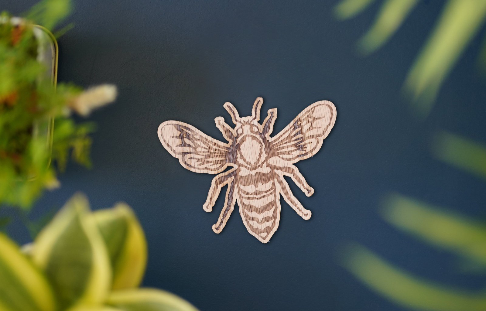Honey Bee Wooden Sticker | 2
