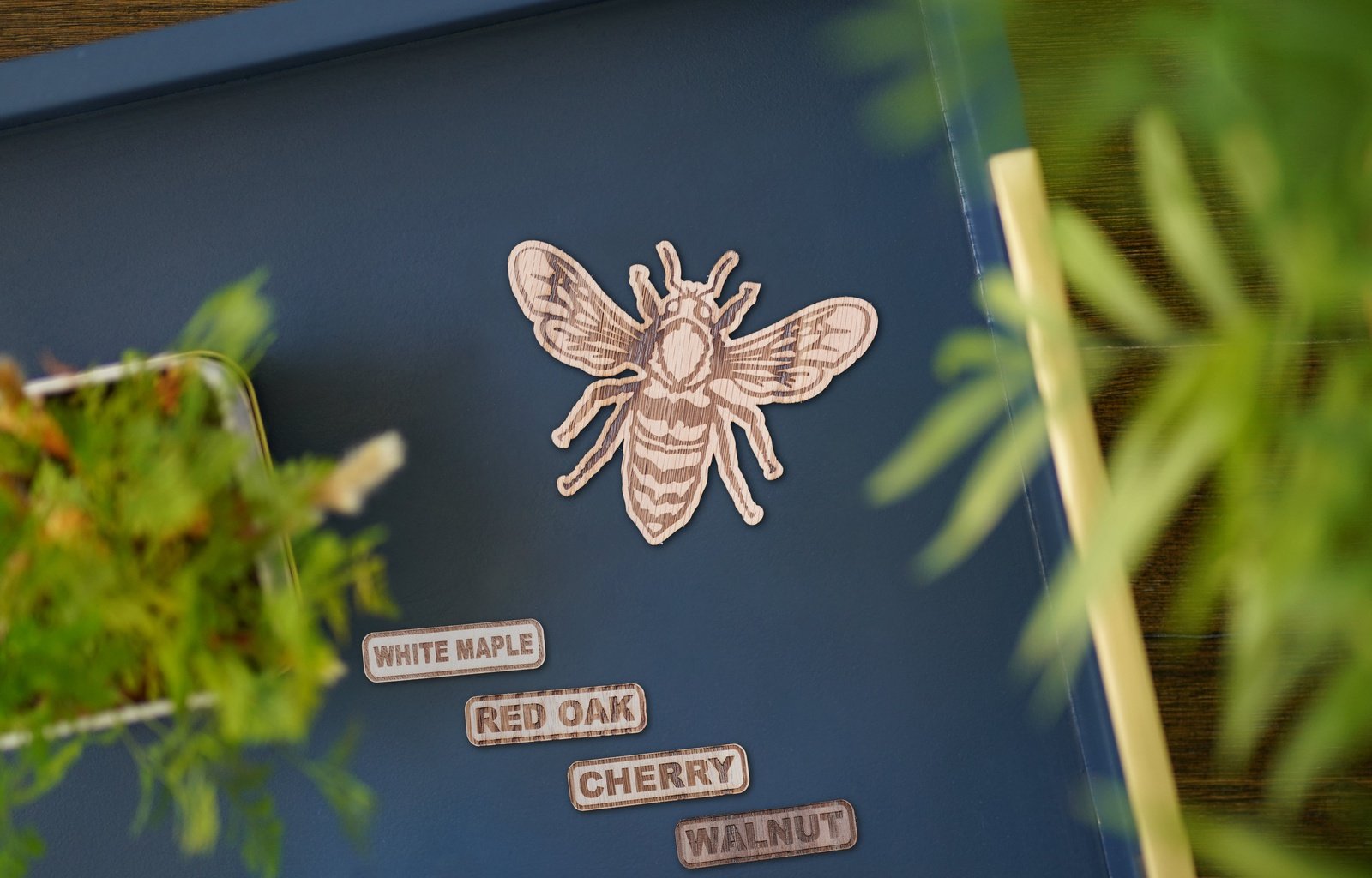 Honey Bee Wooden Sticker | 2