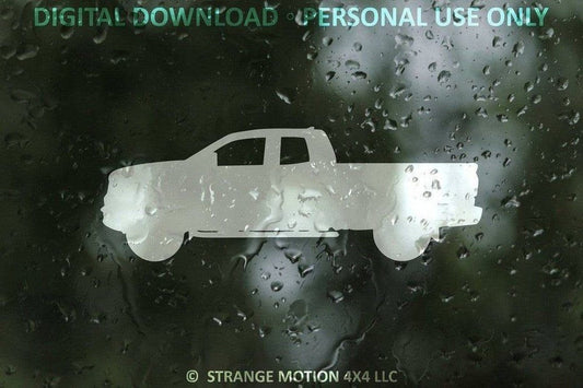 Silhouette for 2020 Tundra Double Cab - Personal Use