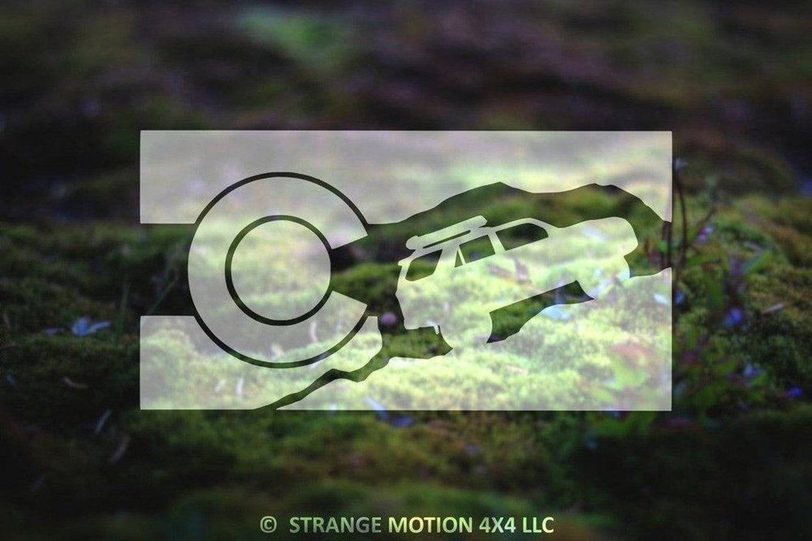 Mountain Colorado Flag Vinyl Decal for 5th Gen 4Runner | 26