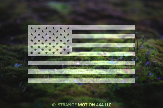 Pair of American Flag Vinyl Decals | 5P