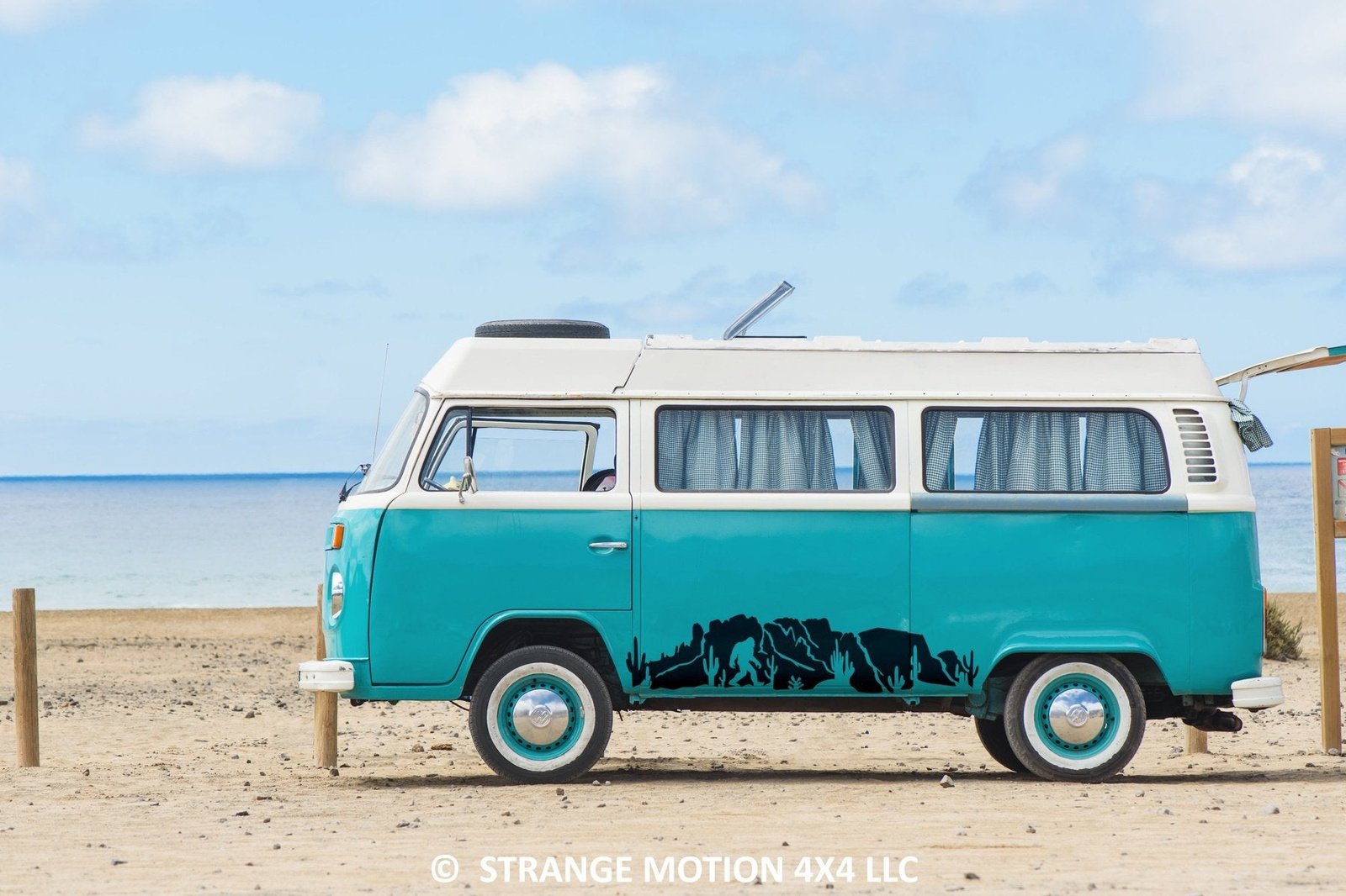 Desert Vinyl Decal With Bigfoot | 9