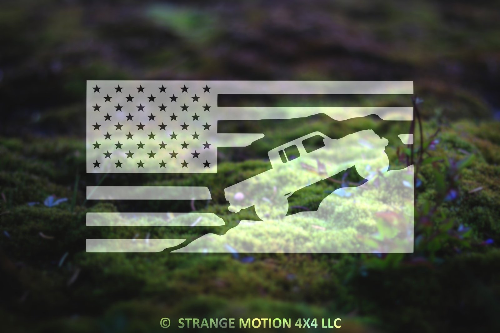 American Flag Vinyl Decal for Gladiator JT | 213